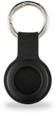 Hama Airtag Porte-clés pour Apple Airtag - Housse de protection résistante aux rayures - Coque sur mesure - Porte-clés facile à fixer - Noir