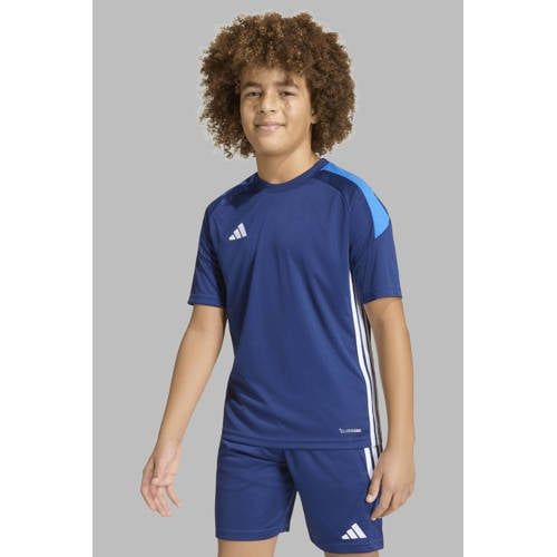 adidas Performance junior voetbalshirt Tiro blauw