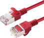 Microconnect V-FTP6A03R-SLIM netwerkkabel Rood 3 m Cat6a U/FTP (STP)