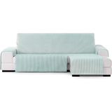 ECOMMERC3 Chaise longue-bankovertrek met elastische elastieken voor chaise longue, links/rechts, chaise bankhoes in ecru/munt, verstelbaar en veelzijdig voor Chaise Longue-banken, volledige