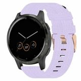 By Qubix Qubix - Canvas nylon bandje - Lila - geschikt voor Huawei Watch 5 - 42mm