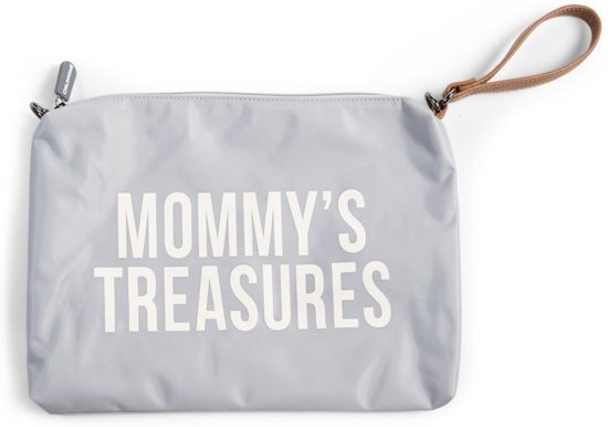 Childhome Mommy Clutch - Mommy's Treasures - Grijs/Off White grijs