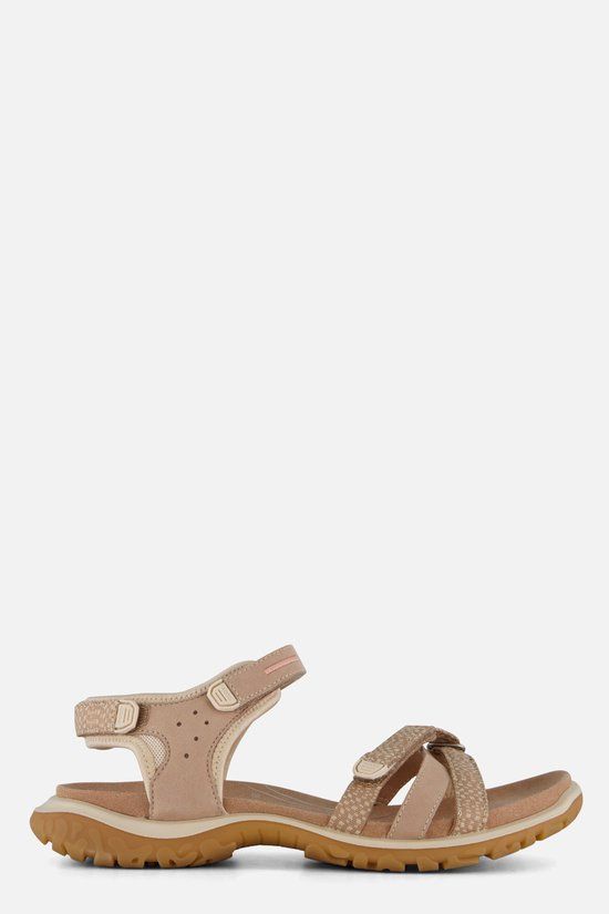 Ecco Offroad Roam Sandalen Dames Beige Leer Maat 40
