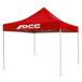 OCC MOTOR SPORT Racetent 3X3M Roestvrij Staal Rood 40 mm 420 Oxford