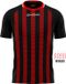 Givova Sportshirt Rugby Zwart-rood - L