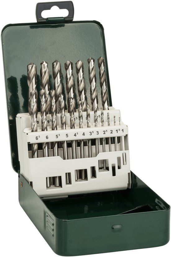 Bosch - 19-delige metaalboorset HSS-G, DIN 338
