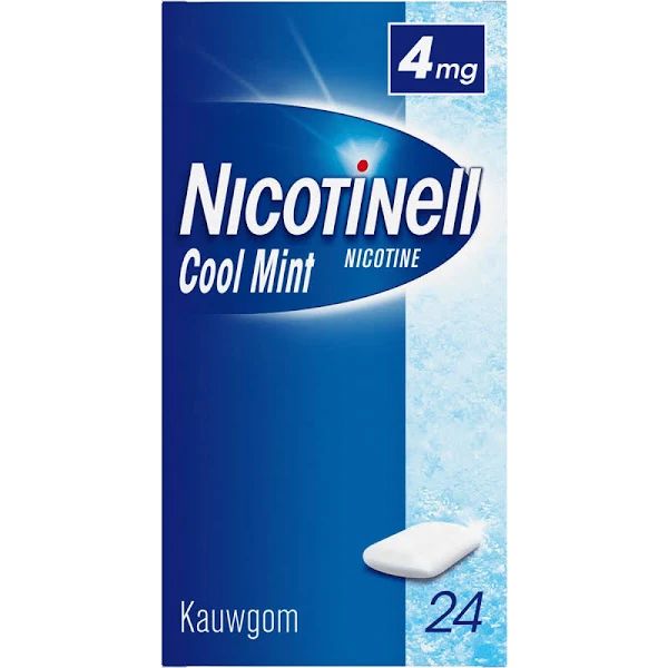Nicotinell Kauwgom Cool Mint 4 mg - voor stoppen met roken