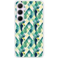 Samsung Galaxy A55 Toucan losange Verstevigd hoesje met sublimatie bedrukking