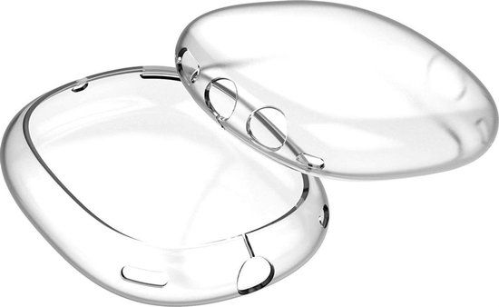 CHPN - Siliconen Cover Case voor Apple AirPods Max - Transparant