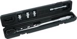 Carpoint Momentsleutel Set 5-Delig – 40-210 Nm – 1/2" Drive – Met Doppen 17/19/21 mm – Kliksignaal – Inclusief Koffer