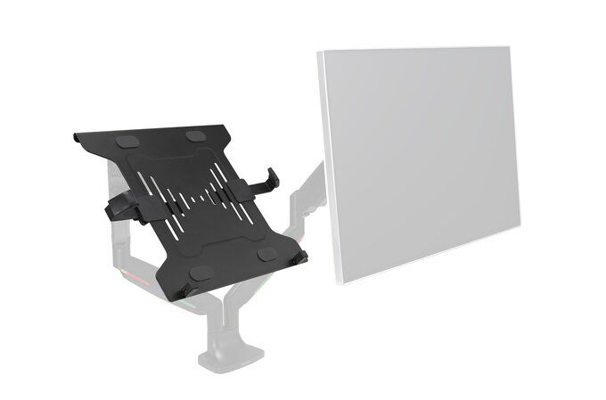 Kensington Universal Laptop Holder for Monitor Arms - Black - Up to 16"