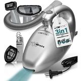 Clatronic Handstofzuiger | Stofzuiger voor het zuigen van kussens, auto's, computers enz. | Vacuümreiniger met 6 m kabel en permanent stoffilter | Inclusief accessoires | HS 2631