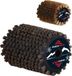 RaceWax Roto brosse, crin de cheval, set cuivre. Brosse rotative, 100mm. Brosse rotative, brosse pour la plaque de ski