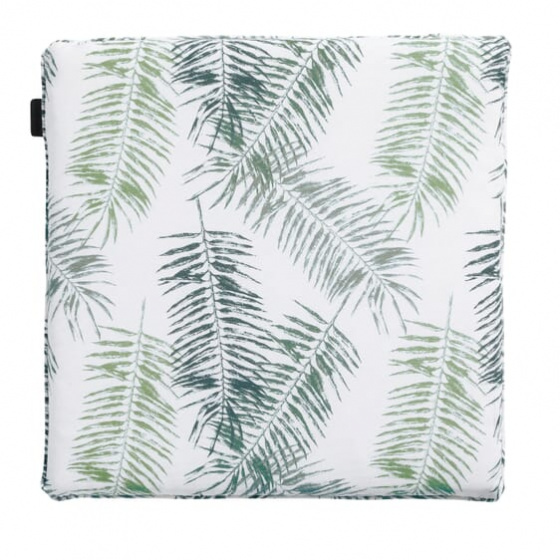 Madison zitkussen Flora 50 x 50 cm katoen/polyester wit/groen