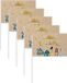 Folat Sinterklaas zwaaivlaggetje - 12x - Welkom Sint en Piet - 30 x 20 cm