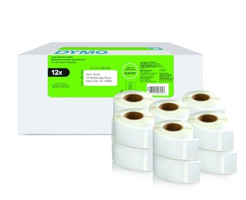 DYMO LabelWriter Adreslabels | 25mm x 54mm | 12000 labels | Wit