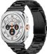 Selected by GSMpunt.nl SBG RVS Schakel Bandje Geschikt voor Samsung Galaxy Watch Ultra / 2 - Roestvrij Staal Horlogebandje Zwart