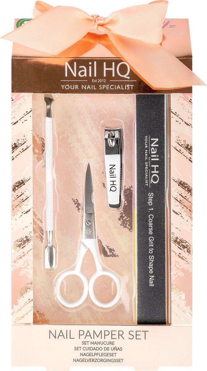 Nail HQ Nail Pamper Set - Nagelverzorgingsset - 4-delig