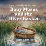 Baby Bedtime Bible Stories for Kids: Baby Moses and the River Basket