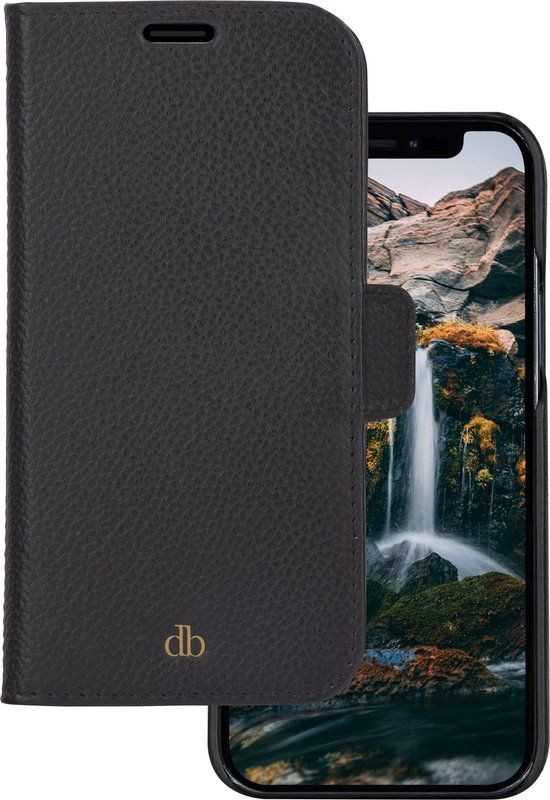 dbramante1928 New York Book Case voor iPhone 11/XR - Leer - Zwart