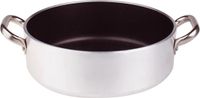 Pentole Agnelli Braadpan - RVS - 40cm - Rond - Grijs