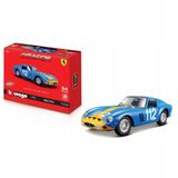 Bburago Ferrari 250 GTO Blue Montageset - 1:24 schaal metalen miniatuurauto