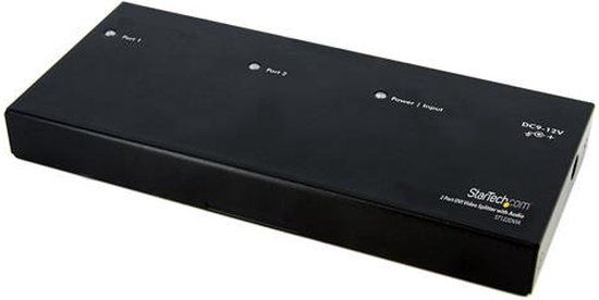 StarTech.com 2-poorts DVI-videosplitter met audio - max. 1920x1200