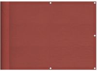 vidaXL Balkonscherm Terracotta 75x800 cm 100% Polyester Oxford