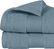 Atmosphera Badhanddoek Towelmaster - 4x - zeeblauw - luxe - 50 x 90 cm - katoen - 450 grams - badkamer handdoek