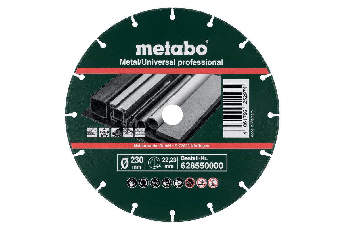 Metabo Accessoires Diamant doorslijpschijf MU-P prof. 180x22,23 mm - 628549000
