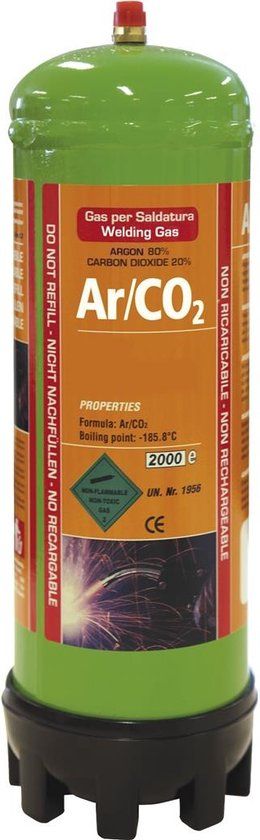 Gys Wegwerpgasfles Argon/CO2 1.8L