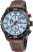 Festina F20519/1 Heren Horloge - Chronograaf - Mineraalglas - Roestvrijstaal/Leer - Zwart - Ø 45 mm - Quartz - Gesp - 10 ATM (zwemmen)