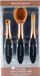 Brushworks Luxe Make-up Brush Set Works Complete - Oval Combo Set 3 Stuks - Brons