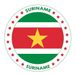 Bellatio Decorations Bierviltjes Suriname - 50x stuks - landenthema - versiering - onderzetter