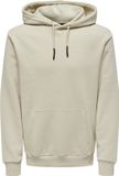 Only & Sons Heren capuchontrui ONSCERES sweatshirt, Zilvervoering., XS