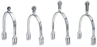 Sefton HISPANO HIPICA SA Sefton Stainless Flat Rowels Women Flat End English Sporen Zilver 20 mm