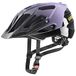 uvex quatro cc - veilige mtb-helm voor dames en heren - individueel verstelbare pasvorm - verstelbaar vizier - lilac-black matt - 52-57 cm