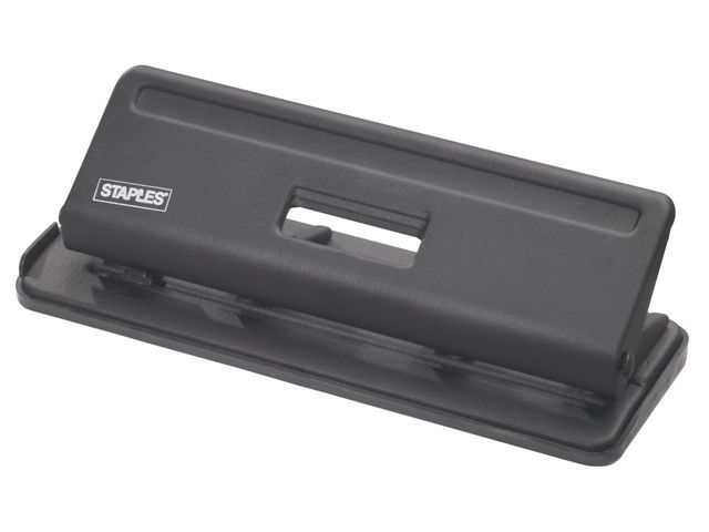 Staples Perforator - 4-gaats - Zwart - 25 vel