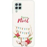 Samsung Galaxy A22 4G lichtgevend rendier beschermende siliconen case