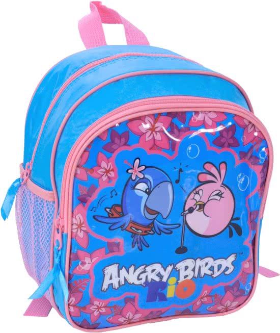 Angry Birds Rugzak 25 cm Zwart / Rood Polyester