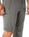 VAUDE Farley Stretch T-Zip Pants III Heren Stone Grey Maat 52