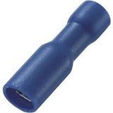 TRU COMPONENTS 1572195 Ronde connector huls Rood 100 stuk(s)