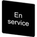 Siemens 3SU1900-0AE16-0GM0 3SU19000AE160GM0 Plaque signalétique (l x L) 27 mm x 27 mm En Service Noir 10 pièce(s) Piece
