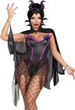 Leg Avenue - Evil Enchantress Kostuum - S - Zwart