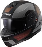 LS2 FF908 Strobe II Orion Mat Zwart Paars Blauw 06 Systeemhelm