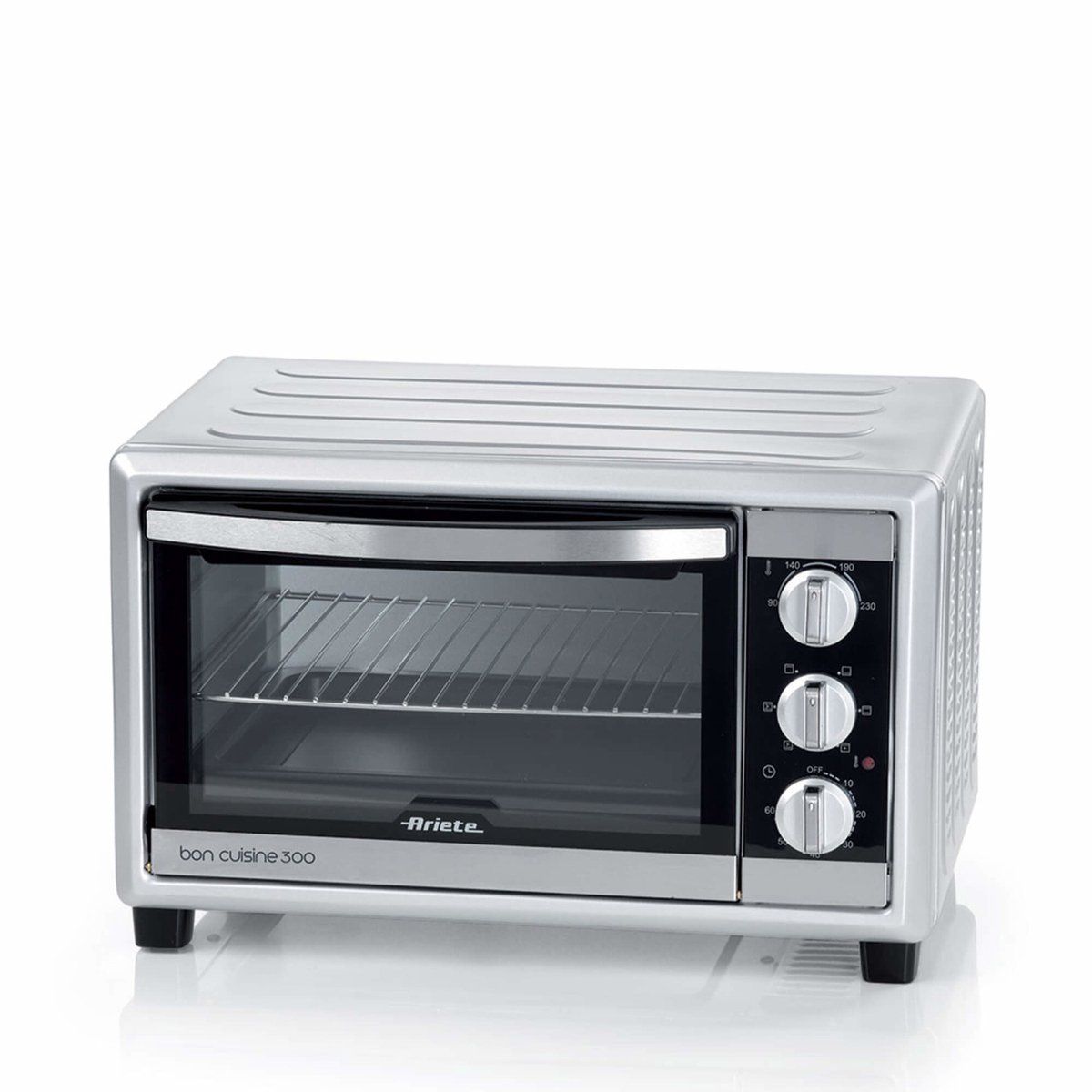 Ariete 0985/00 Bon Cuisine 300 - Vrijstaande Heteluchtoven - 30 liter inhoud - instelbaar tot 230°C - 60 min timer