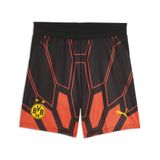 PUMA Sportbroek 'Borussia Dortmund' neonoranje / zwart