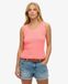 Superdry Studio Crème Débardeur Léger à Dos Nageur - Taille 38