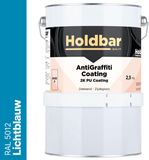 Holdbar Anti Graffiti Coating Lichtblauw (RAL 5012) 2,5 Kg