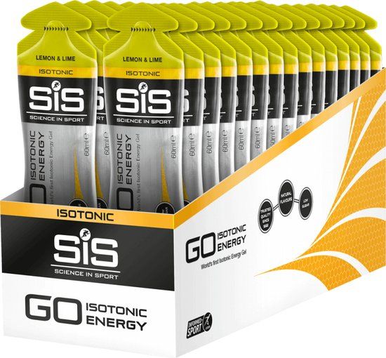 GO Isotonic Energy Gels - Lemon & Lime - 30 x 60ml
